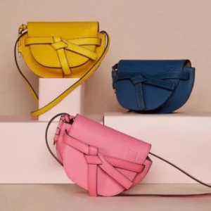 Loewe Mini Gate Leather Saddle Bag