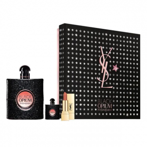 Yves Saint Laurent 黑鴉片香水+方管口紅套裝