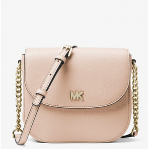 MICHAEL MICHAEL KORS Mott Pebbled Leather Dome Crossbody Bag