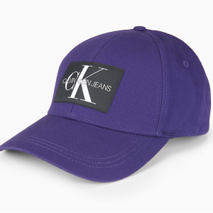 Calvin Klein Monogram Logo Cotton Twill Cap