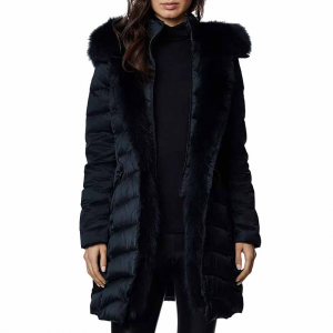 Dawn Levy Jet Setter Fur Trim Coat