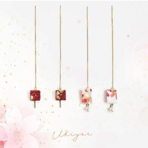 Embroidered Fringed Ear Thread