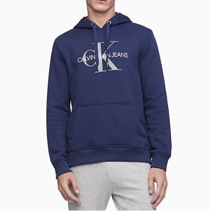 Calvin Klein Monogram Logo Fleece Hoodie