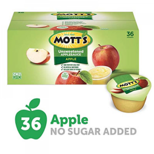 Mott's 無糖蘋果果泥 3.2Oz 36袋