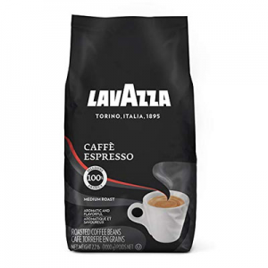 Lavazza Caffe 意式濃縮用 中度烘焙咖啡豆 2.2磅裝