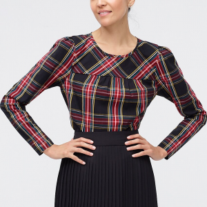 J.Crew Tartan 女士格子上衣
