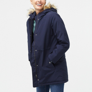 J.Crew 女士毛領派克大衣