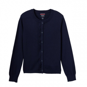 French Toast Long Sleeve Ruffle 针织开衫