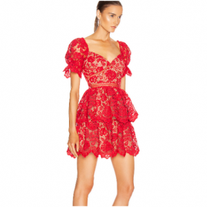 SELF-PORTRAIT Flower 蕾丝连衣裙