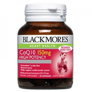 Blackmores 澳佳宝 150mg辅酶Q10营养素胶囊 30粒