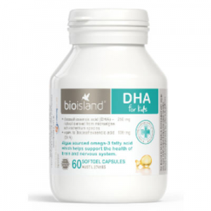 Bio Island 生物岛 婴幼儿高度海藻油DHA 60粒装 （ 宝宝成长的脑黄金）