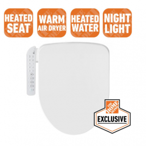 圆形 bioBidet 豪华智能马桶盖 HD-7000 带加热功能