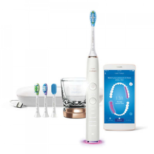 Philips Sonicare 钻石 9500 蓝牙电动牙刷 白色