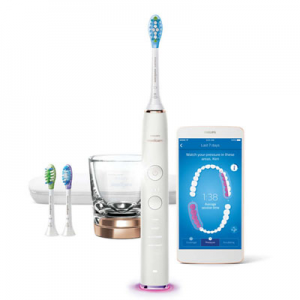 Philips Sonicare 钻石 9300 蓝牙电动牙刷 白色