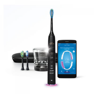 Philips Sonicare 钻石 9300 蓝牙电动牙刷 黑色