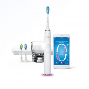Philips Sonicare 钻石 9300 蓝牙电动牙刷 白色