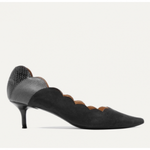 CHLOÉ 花半高跟鞋 多色