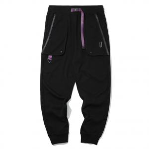 FIVE CM 饰插扣腰带运动裤