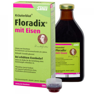 Salus Floradix 铁元补铁营养液 500ml 6岁及以上人群适用