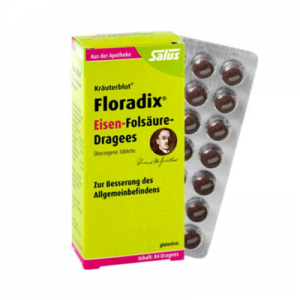 Salus Floradix 铁元补铁片剂 84粒装 新版 补充铁/维生素B族/维生素C/叶酸