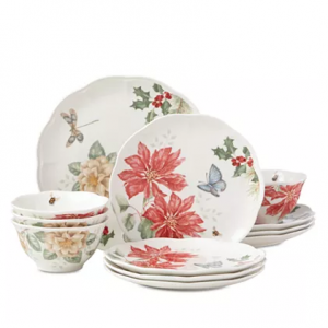 Lenox 蝶舞花香12件套