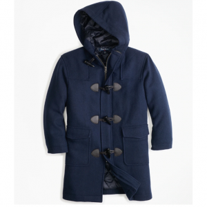 Brooks Brothers Melton 男童牛角扣大衣