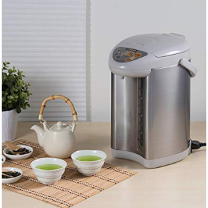 史低价：Zojirushi CD-JWC40HS 微电脑智控保温电热水壶，4L 银灰色 @ Amazon