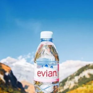 Evian Natural Spring Water One Case of 12 Individual 1 Liter @ Amazon