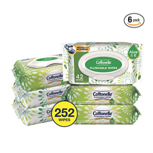 Cottonelle 可冲洗清洁湿巾 252张 @Amazon