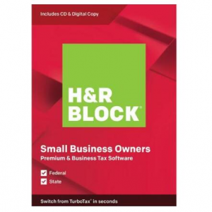 H&R BLOCK Tax Software Premium & Business 2019