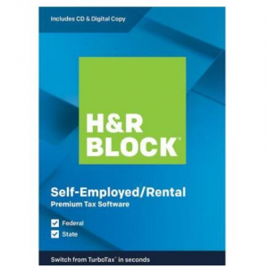 H&R BLOCK Tax Software Premium 2019