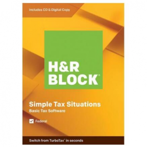 H&R BLOCK Tax Software Basic 2019