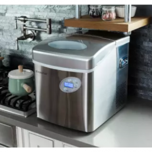 EdgeStar  17英寸宽2.6磅容量为48磅的便携式制冰机