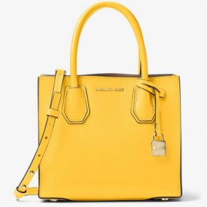 MICHAEL MICHAEL KORS Mercer Medium Pebbled Leather Crossbody Bag