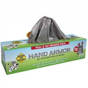 Bags On Board Hand Armor Dog Poop Bags @ Amzon