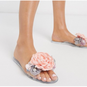 ASOS DESIGN Florist 凉拖