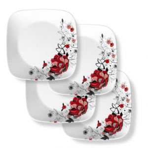 Corelle® 切尔西玫瑰10.5“餐盘，4件装