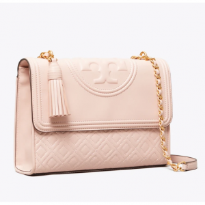 FLEMING 粉色翻盖包包