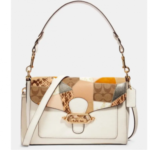 Coach Jade Messenger With Patchwork