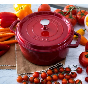 Staub Cast Iron 4-qt Round Cocotte : Target