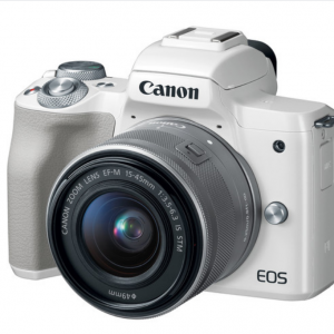 B&H - Canon EOS M50 無反相機 + 15-45mm鏡頭套裝 白色機身