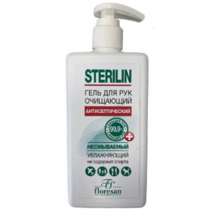 Гель 250 мл. для рук очищающий антибактериальный, Floresan