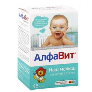 Алфавит Наш малыш порошок 3 г 45 шт.