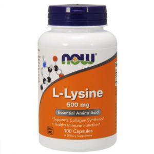 L-Lysine NOW 500 мг 100 капсул