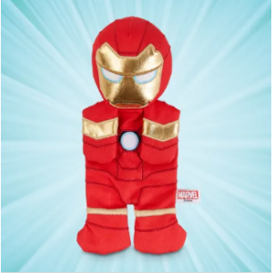 Marvel Avengers Iron Man Flattie Dog Toy, Medium