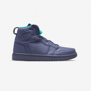 КРОССОВКИ WMNS AJ 1 HIGH ZIP, BLACKENED BLUE/NEPTUNE GREEN-WHITE