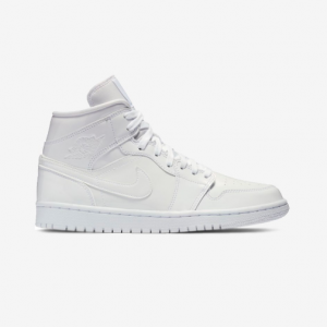 Кроссовки Wmns 1 Mid, White/White-White