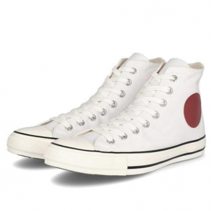 converse コンバース ALL STAR US HINOMARU HI メンズスニーカー(オールスターUSヒノマルHI) 1CL713 ホワイト【メンズ】