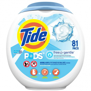 Tide、Gain 洗衣球大促 收3合1系列、敏感肌轻柔系列 @ Amazon