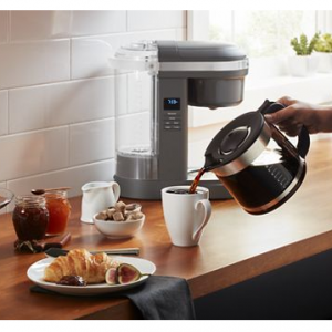 12 Cup Drip Coffee Maker with Spiral Showerhead